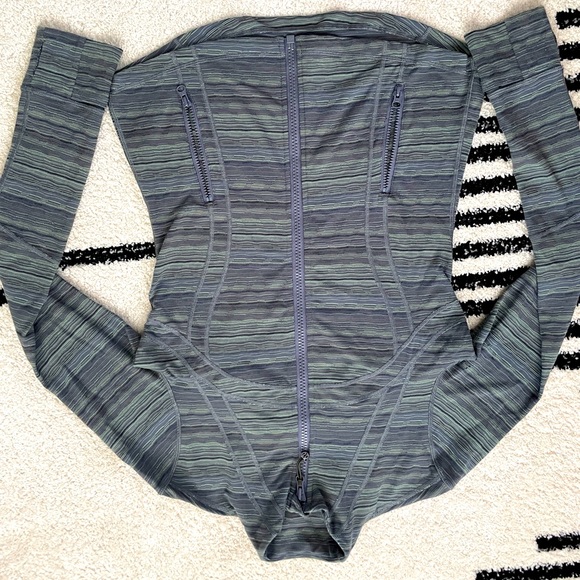 Lululemon Define Jacket Space Dye Twist - Green - Picture 7 of 9